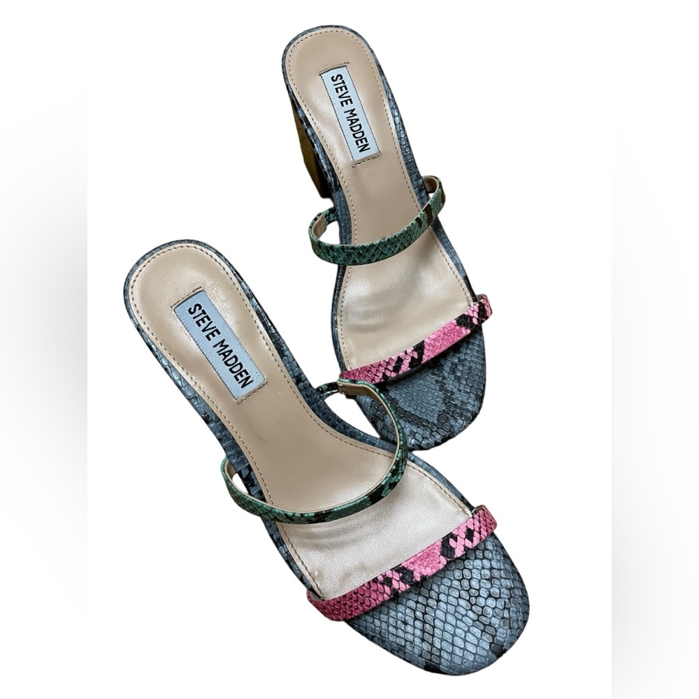 Steve Madden Issy Mule In Multi Snake - image 7